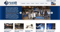 Desktop Screenshot of nobleindustries.com