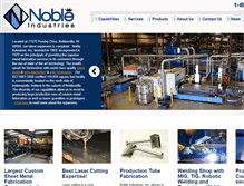 Tablet Screenshot of nobleindustries.com